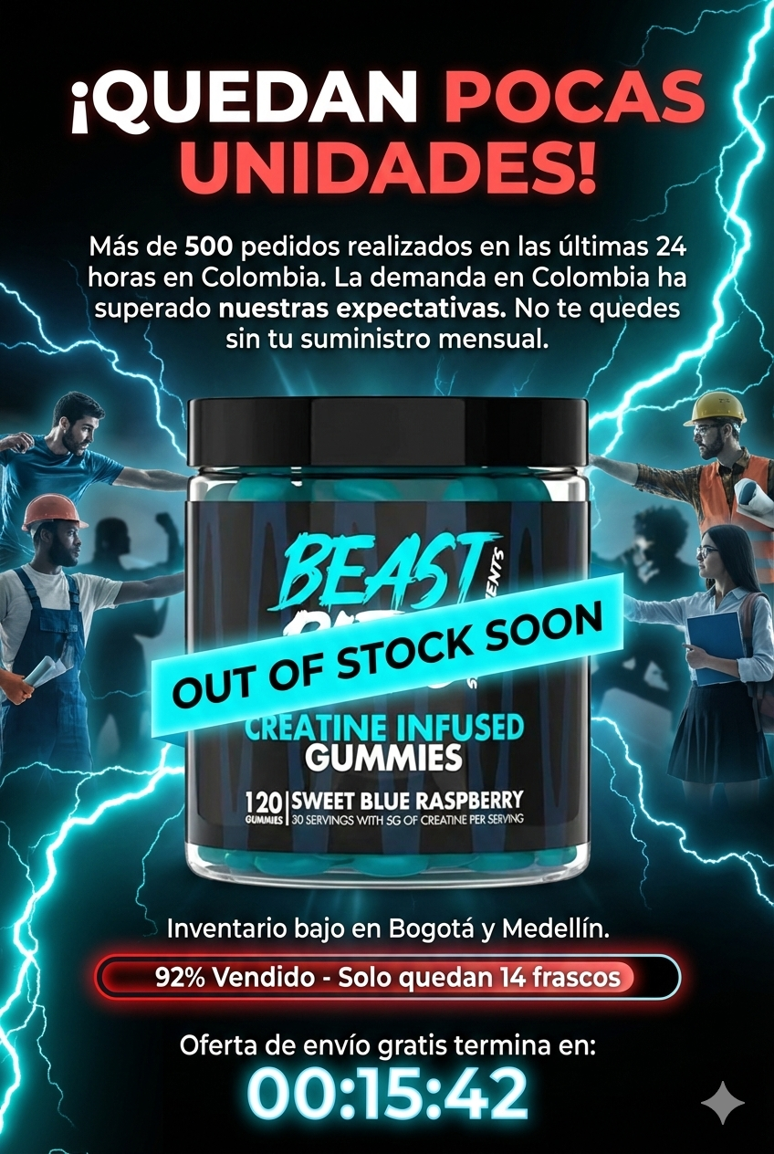 Creatina en gomitas x 120 und.